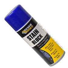 3X EVERBUILD STAIN BLOCK 400ML SPRAY PAINT PREVENTS WATER MARKS MOULD RUST STAIN