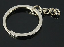 SPLIT KEY RINGS 25MM BLANKS IRON KEYRING HOOP METAL LOOP RING LINK CHAIN FINDING