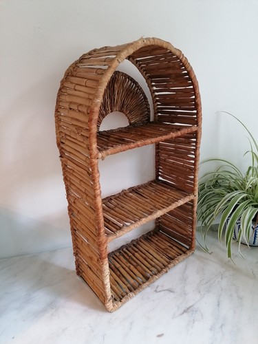 Vintage bamboo tier wall - vintage, 3-tier