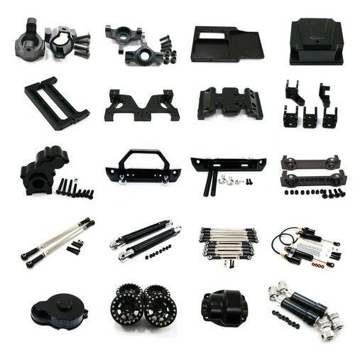 Alloy metal upgrade part black - metal,