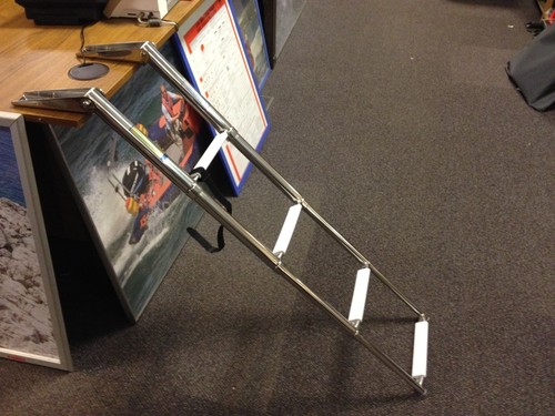 Stainless boat ladder - stainless,