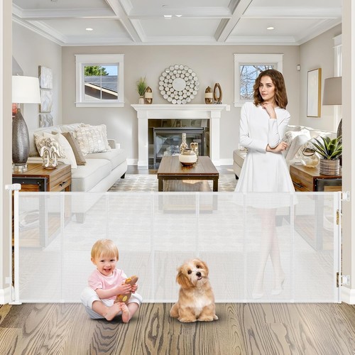 Retractable mesh baby gate - baby,