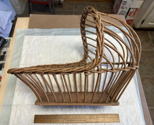 Antique vintage wood wicker - antique,