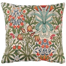 William Morris Woodland Weeds Tapestry Cushion. 17x17" Square Cover