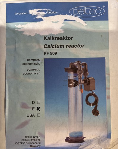 Deltec calcium reactor pf509 - deltec,