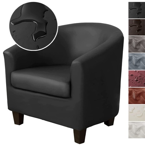 Leather tub chair slip - chair,