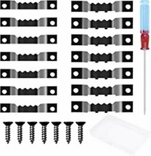 160 x Metal Sawtooth Picture Frame Photo Hanging Hanger With Screws - 2 Sizes