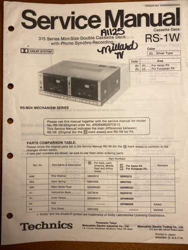 Technics panasonic 1w - technics, by