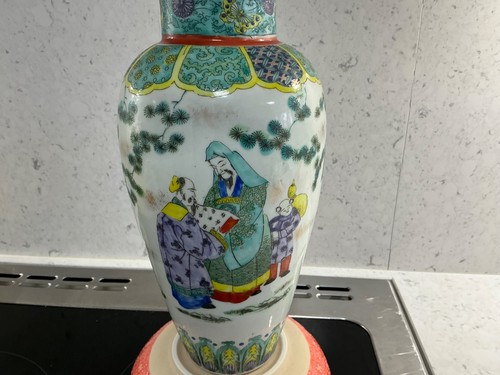 Chinese vase baluster - chinese,