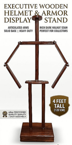 Wooden armor stand 4ft - wooden,