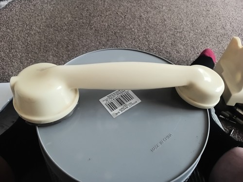 Ivory bakelite handset - bakelite,