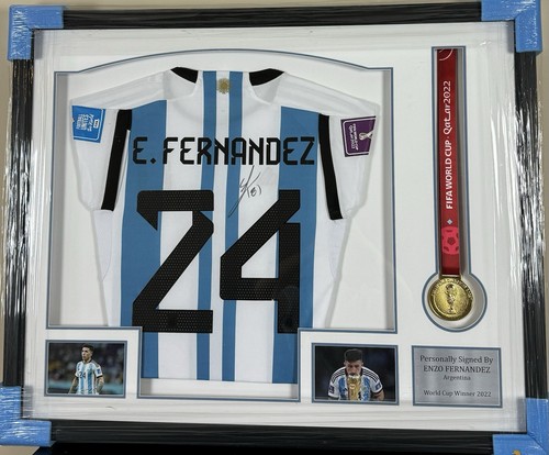 Enzo fernandez signed framed - fernandez,