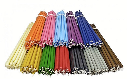 Candles made from 100 - 5, %