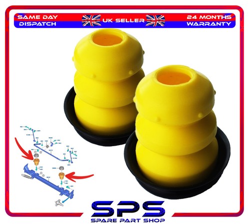 Suspension bump stop rear - 2x,