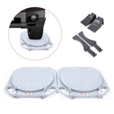 2Pcs Wheel Alignment Turn Plates Corner Discs Transition Blocks Thrust Pads