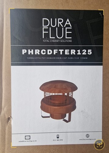 Dura flue terracotta pot - terracotta,
