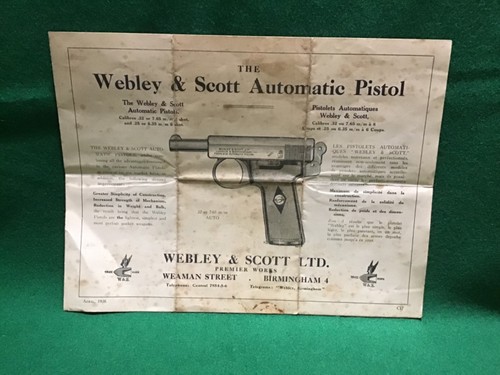 The webley scott automatic - webley, &