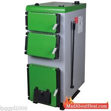 TWB 25kW Multi Fuel Boiler log coal shrubs waste wood cardboard burner