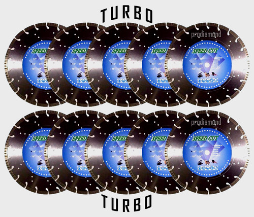 Turbo concrete paver - 14", (10)
