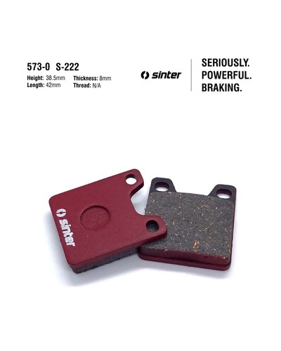 Sinter kart brake pads 222 - kart,