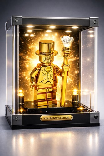 Lego chrome plated gold mr - lego,