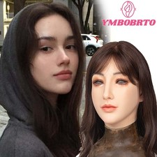 Silicone Female Realistic Head