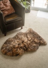 Eco Tanned Luxury Sheepskin Red Fox Tipped Luxury Genuine Sheep Skin Lamb Skin