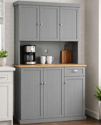 Tall kitchen storage cupboard - kitchen,