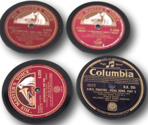 Set four 78rpm cycled - set, up-cycled