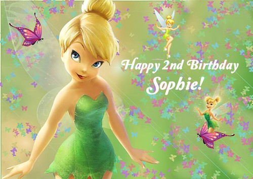 Tinker bell party edible rice - party,