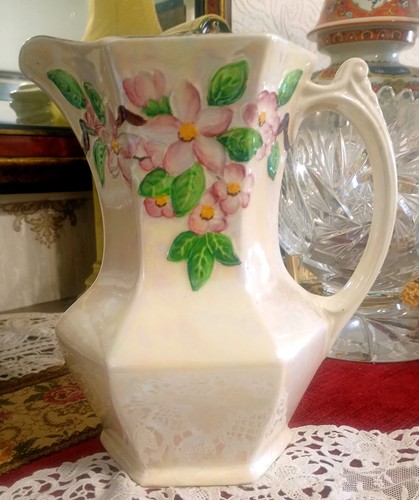 Maling ware floral lustre - maling,