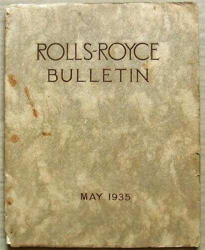 Rolls royce bulletin house - royce,