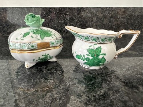 Herend green chinese bouquet - ,