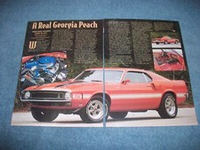1970 Shelby GT500 Vintage Article "A Real Georgia Peach" Mustang SportsRoof