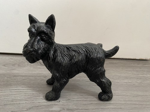 Cast iron vintage scottie - cast,