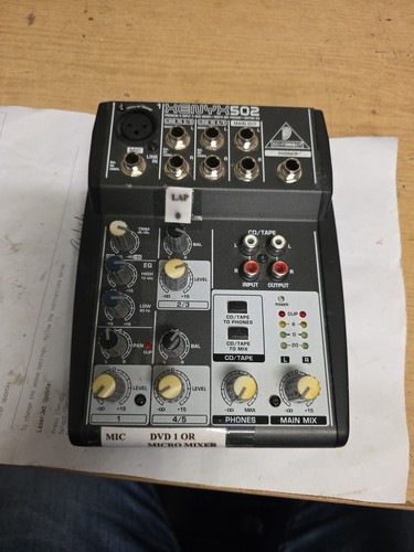 Behringer xenyx 502 - behringer,