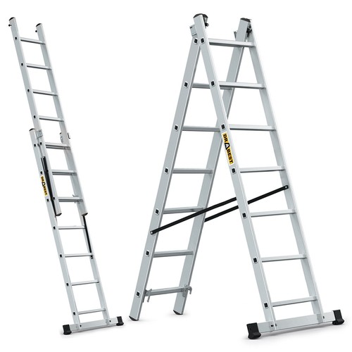 Home aluminum ladder section - home,