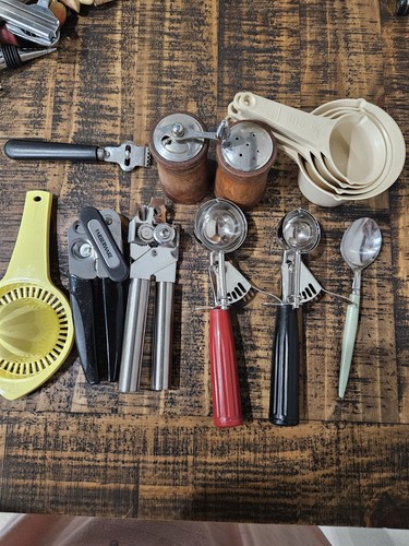 Kitchen utensils junk drawer - kitchen,