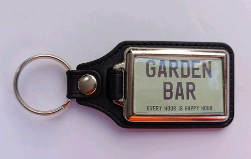 Garden bar keys keyring - garden,