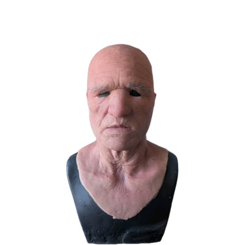 Old man realistic silicon mask - realistic,
