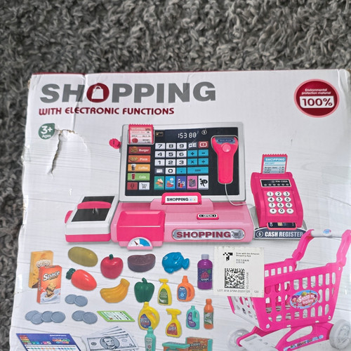 Electronic toy cash register - cash,