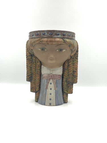 Lladro ceramic vase young - ceramic,