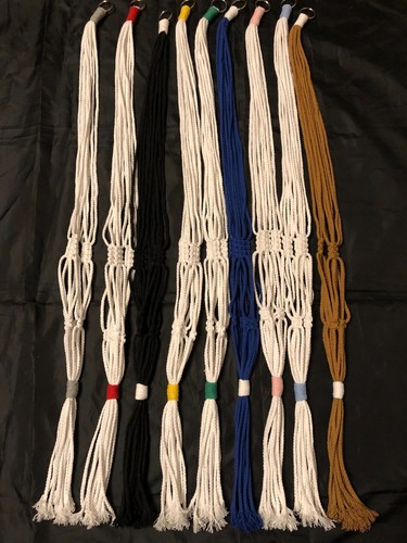 Macrame plant hanger - , flower