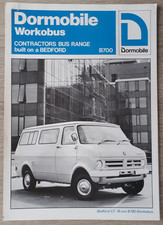 Bedford CF Dormobile Workobus Contractors Bus Brochure / Leaflet 1976 B700
