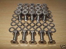 LAND ROVER 110 90 DEFENDER,40 CHEQUER PLATE STAINLESS STEEL BOLTS SCREWS NUTS 