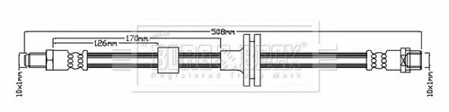 Borg beck bbh7086 front - beck,