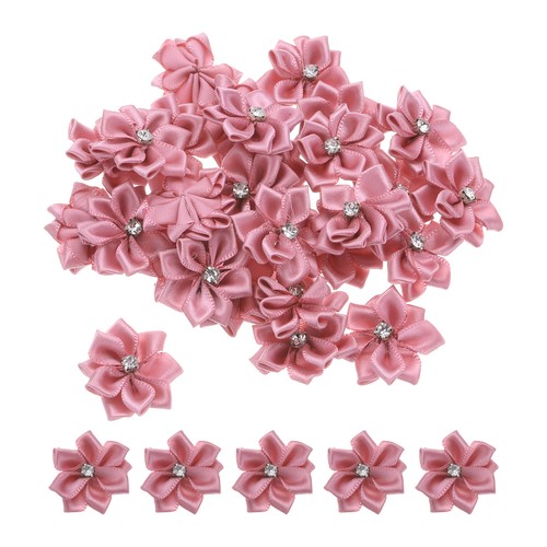 50pcs small ribbon flowers - 50pcs,