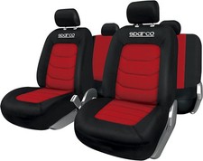 Car Seat Cover Set For Mitsubishi Pajero 9 Piece Set Sparco Washable