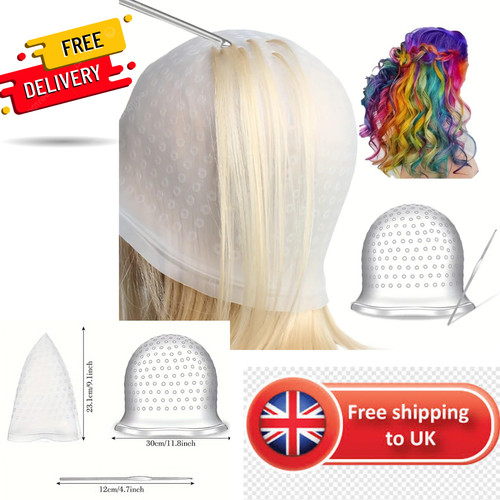 Silicone hair highlighting - highlighting, cap