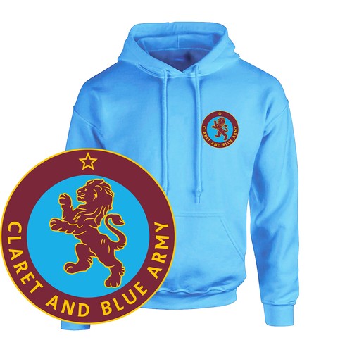 Aston pocket crest hoodie - v.,